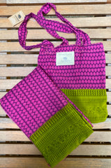 Recycled Sari Printed Sarongs in Bag