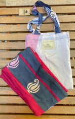 Recycled Sari Printed Sarongs in Bag