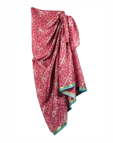 Recycled Sari Printed Sarongs in Bag