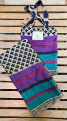 Recycled Sari Printed Sarongs in Bag