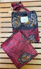 Recycled Sari Printed Sarongs in Bag