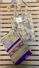 Recycled Sari Printed Sarongs in Bag