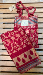 Recycled Sari Printed Sarongs in Bag