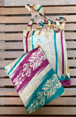 Recycled Sari Printed Sarongs in Bag